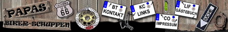 Zu Papas-Biker-Schuppen